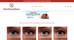 Desktop Screenshot of icolorcontactlenses.com